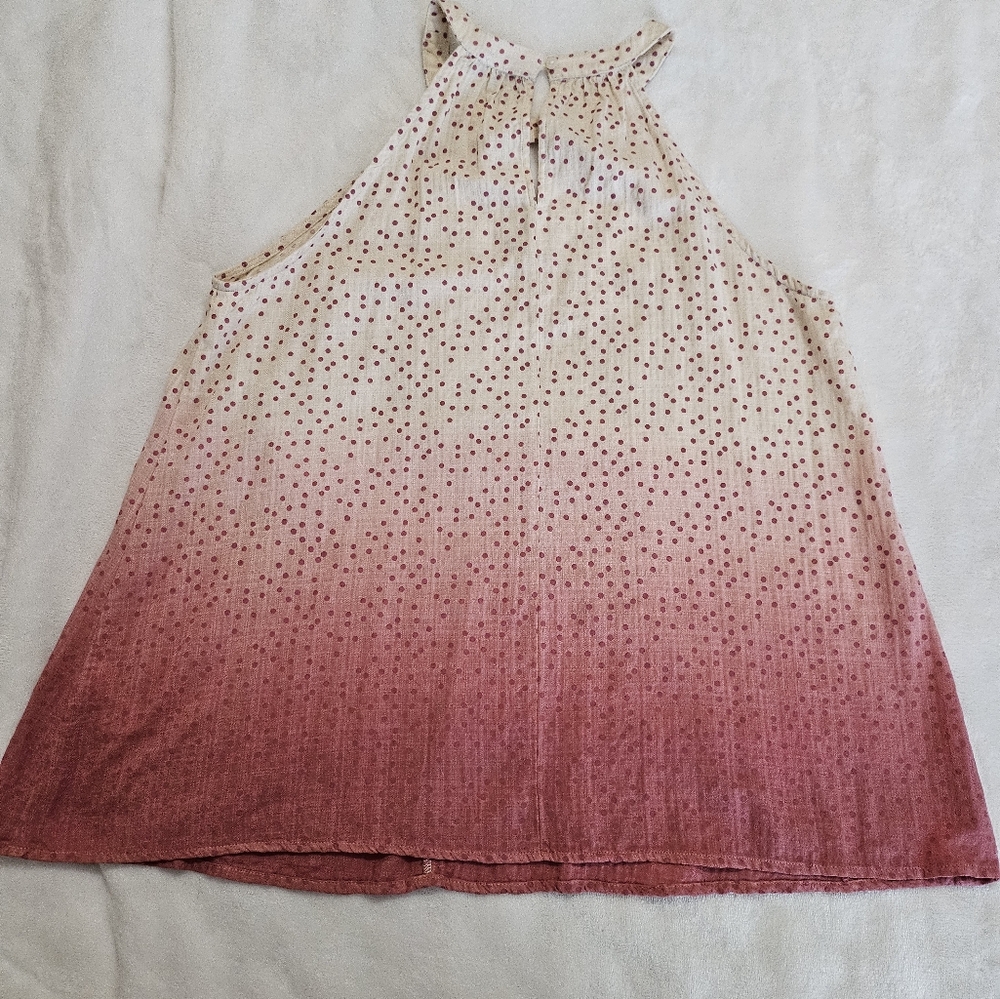 Doe & Rae NWT pink polka tank